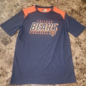 Chicago Bears Navy and Orange Short Sleeve Tee